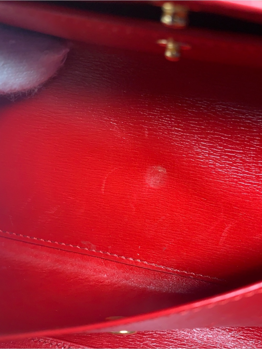 Louis Vuitton Red Textured Epi Leather Long Wallet - Picture 9 of 17